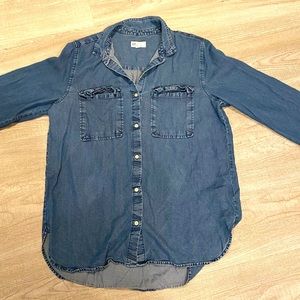 Gap Denim Button Down Boyfriend Fit